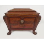 REGENCY MAHOGANY WINE CELLARETTE