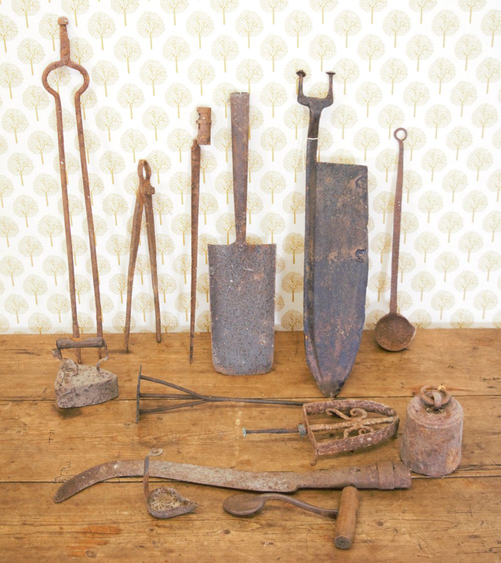 COLLECTION OF EARLY IRON TOOLS