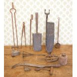 COLLECTION OF EARLY IRON TOOLS