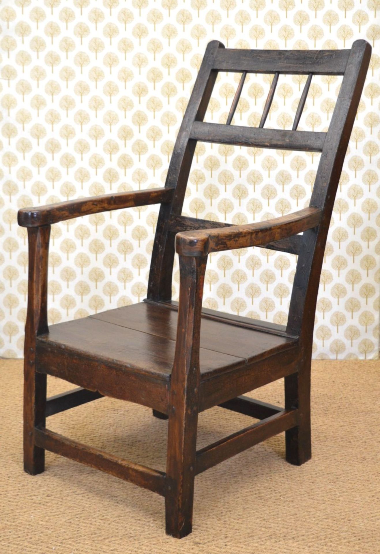 19TH-CENTURY VERNACULAR KITCHEN CHAIR - Image 2 of 4