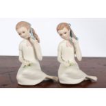 2 CYBIS BISQUE PORCELAIN FIGURINES