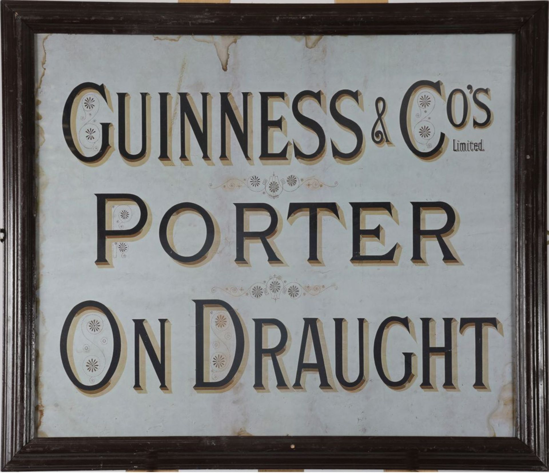 VINTAGE GUINNESS ADVERTISEMENT POSTER - Image 2 of 3