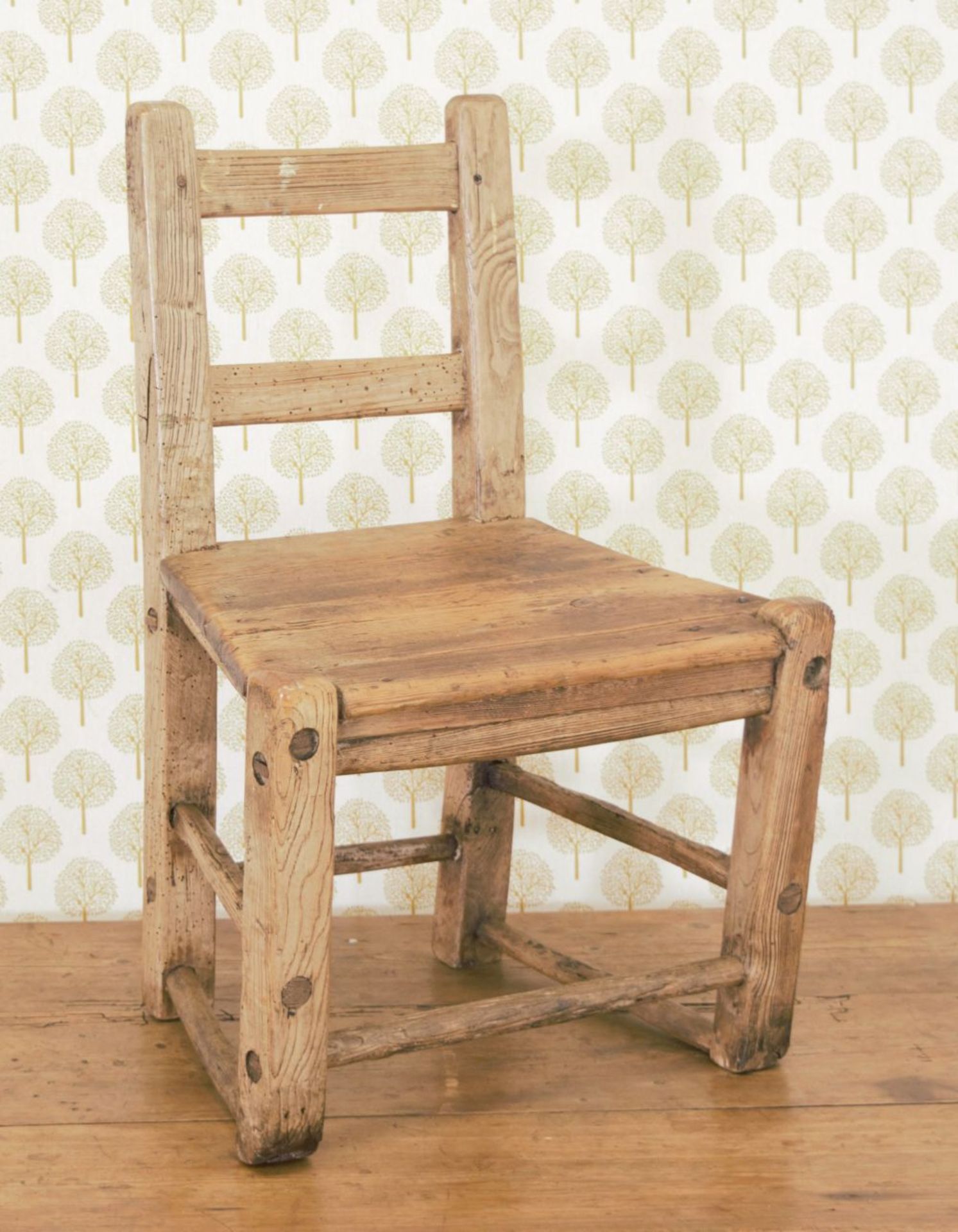 EARLY PINE CHAIR - Image 3 of 3