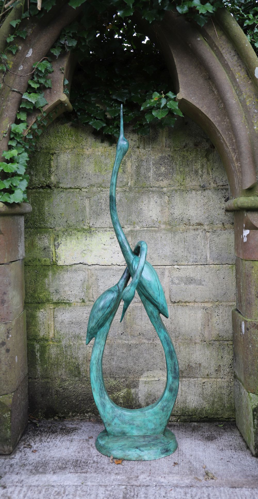 LARGE BRONZE GARDEN SCULPTURE