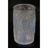 RENE LALIQUE LAURIER GLASS VASE