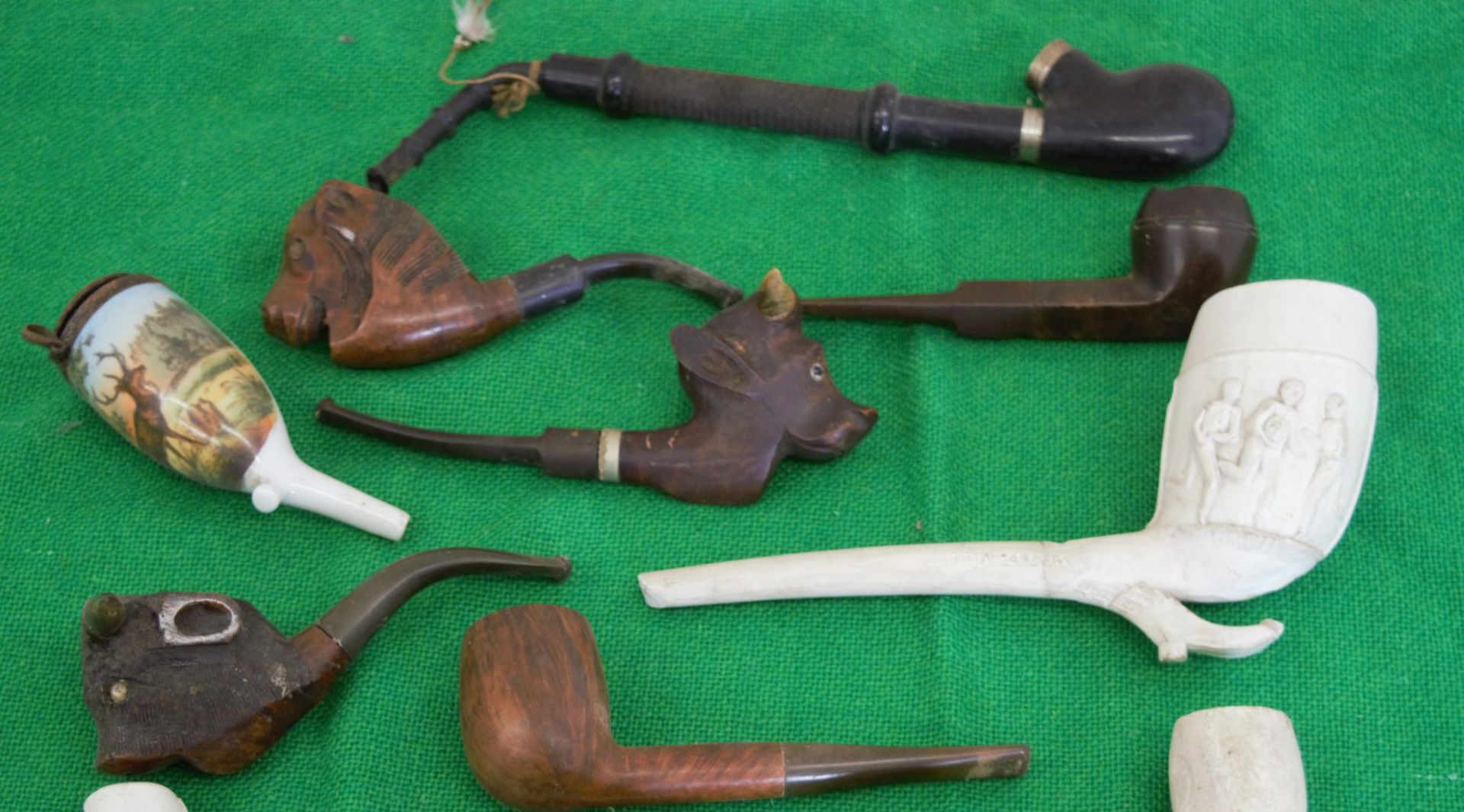 COLLECTION OF 12 TOBACCO PIPES - Image 3 of 3