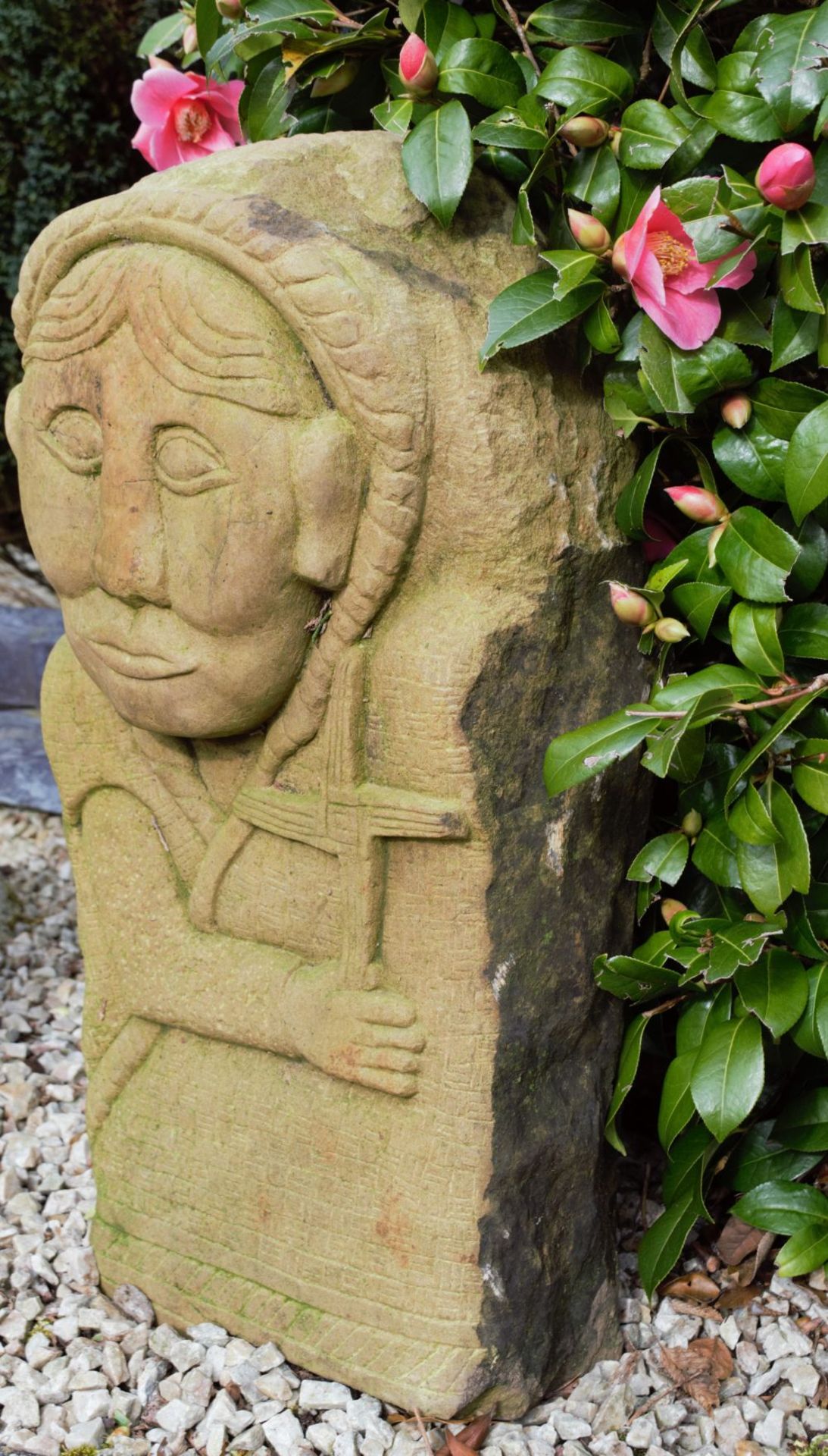 CARVED STONE SCULPTURE - Image 3 of 5