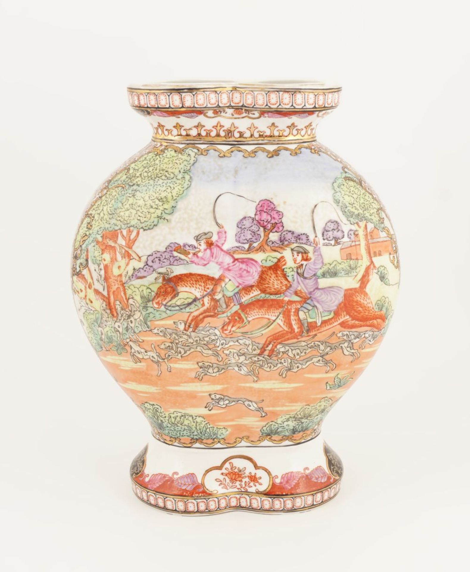 CHINESE QING EXPORT PORCELAIN VASE - Bild 2 aus 4