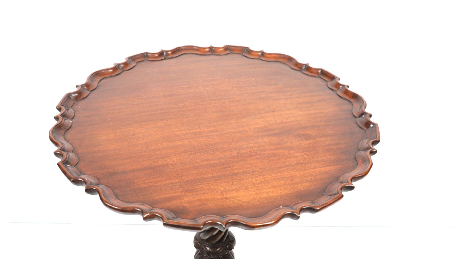 CHIPPENDALE STYLE MAHOGANY TEA TABLE - Image 2 of 3