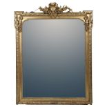 LARGE 19TH-CENTURY GILT FRAMED MIRROR