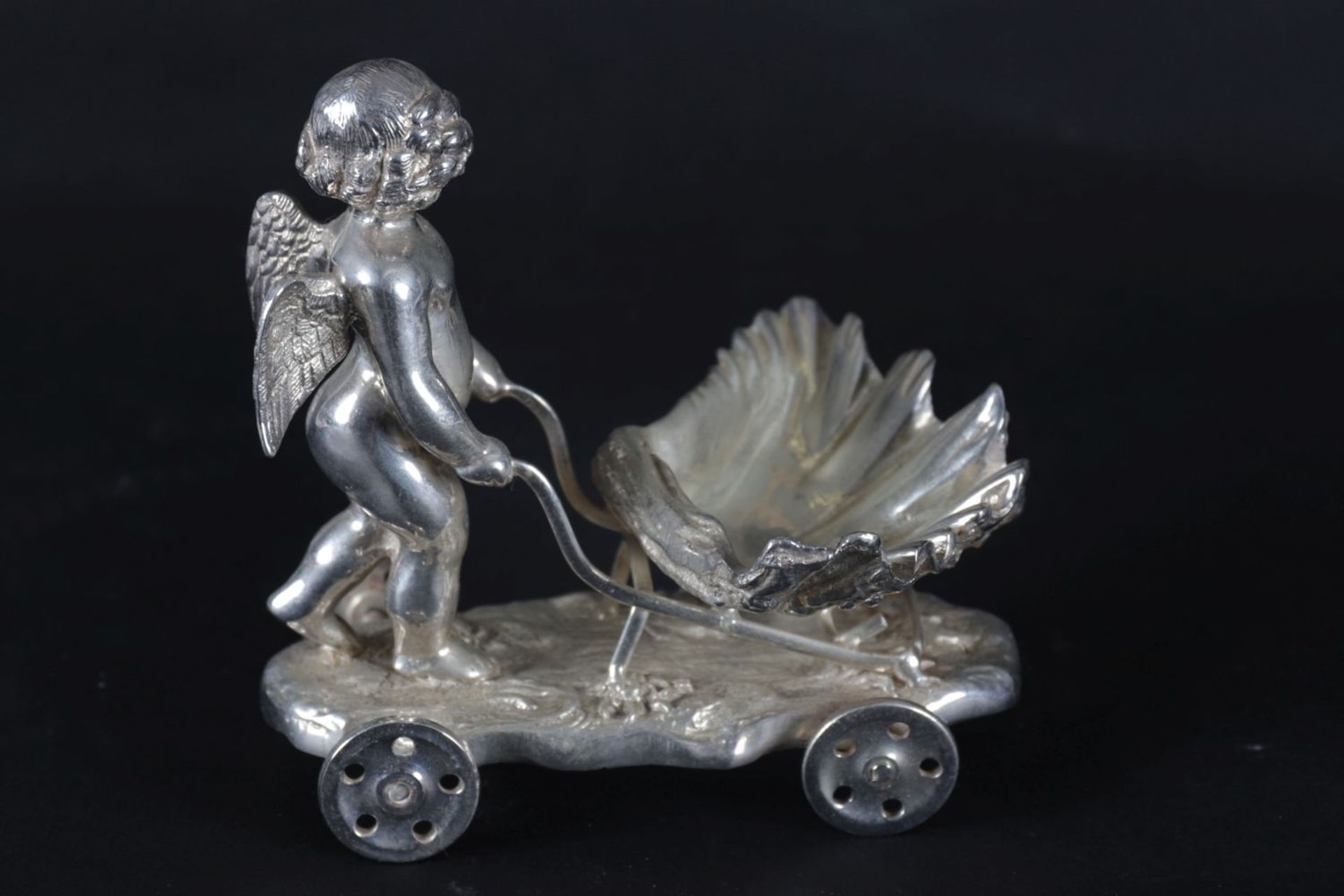 SILVER PLATED SALT CARRIAGE - Image 2 of 3