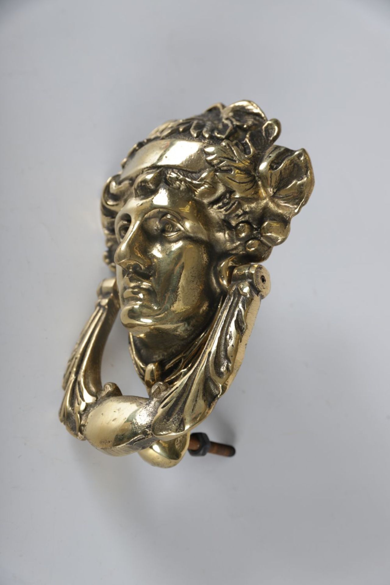 VICTORIAN BRASS DOOR KNOCKER - Image 2 of 2