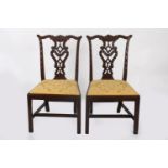 PAIR 18TH-CENTURY CHIPPENDALE CHAIRS