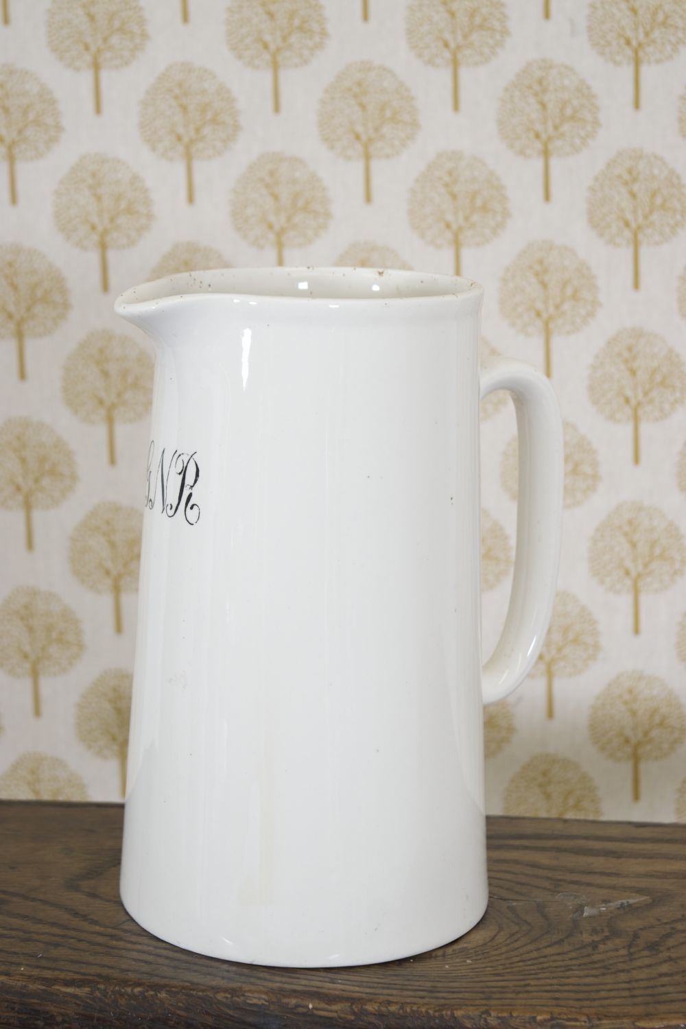 WHITE POTTERY MILK JUG - Image 2 of 2