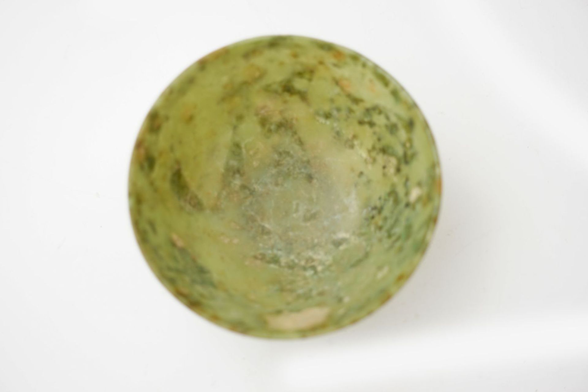 CHINESE QING SPINACH JADE BOWL - Image 3 of 10