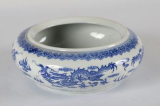 CHINESE BLUE AND WHITE BOWL