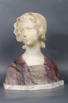 ART NOUVEAU MARBLE BUST