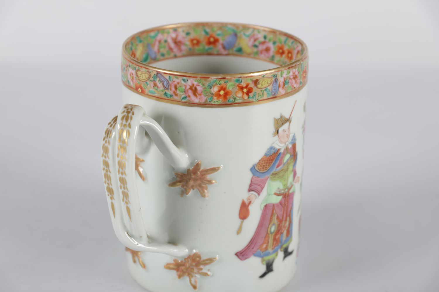 18TH-CENTURY CHINESE POLYCHROME MUG - Image 3 of 3