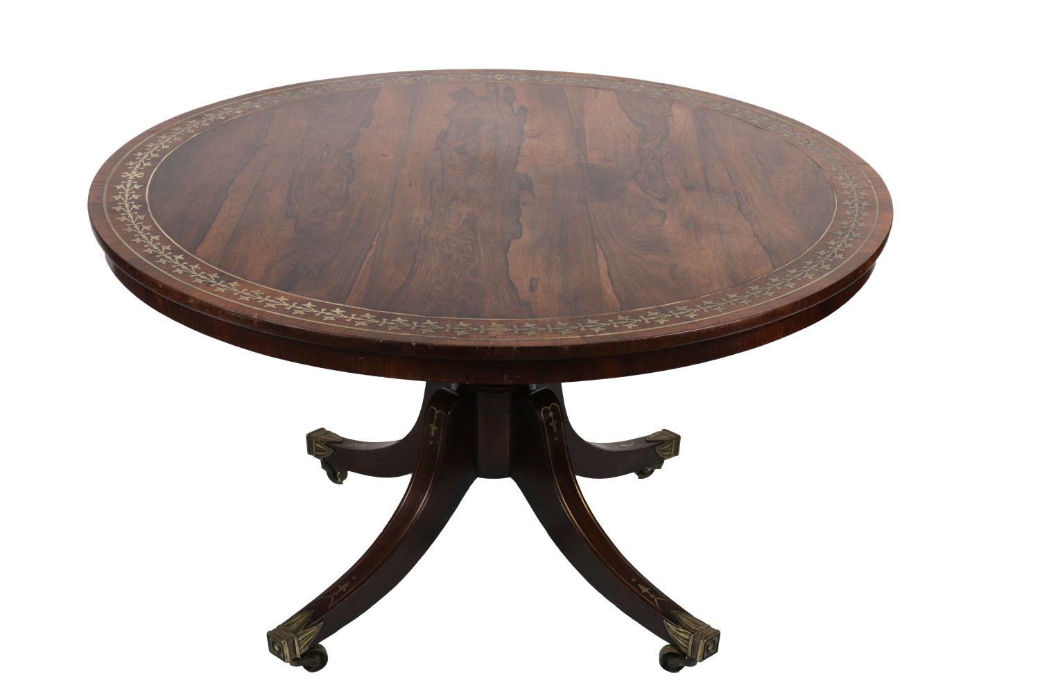 REGENCY ROSEWOOD & INLAID CENTRE TABLE