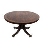 REGENCY ROSEWOOD & INLAID CENTRE TABLE