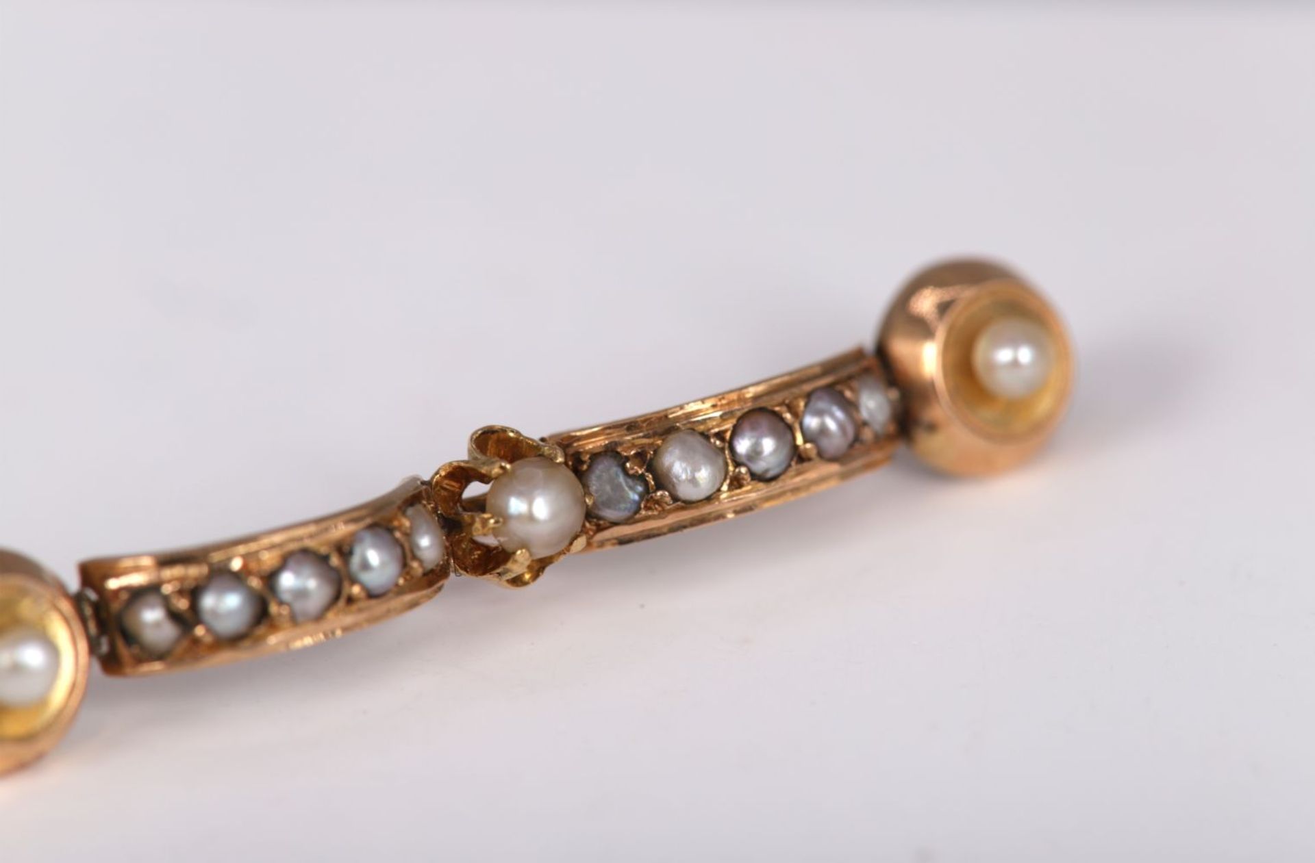 18K GOLD & PEARL BROOCH - Image 3 of 3