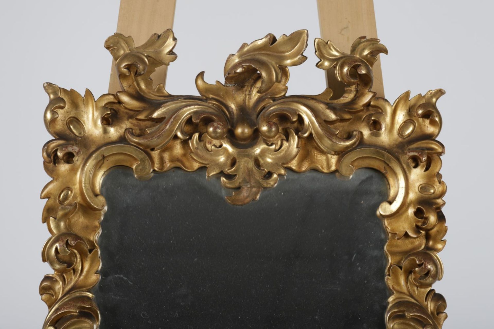 PR 19TH-CENTURY CARVED FLORENTINE SCONCE MIRRORS - Image 2 of 4