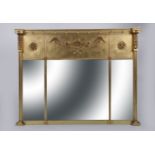 PAIR GILT FRAMED MIRRORS