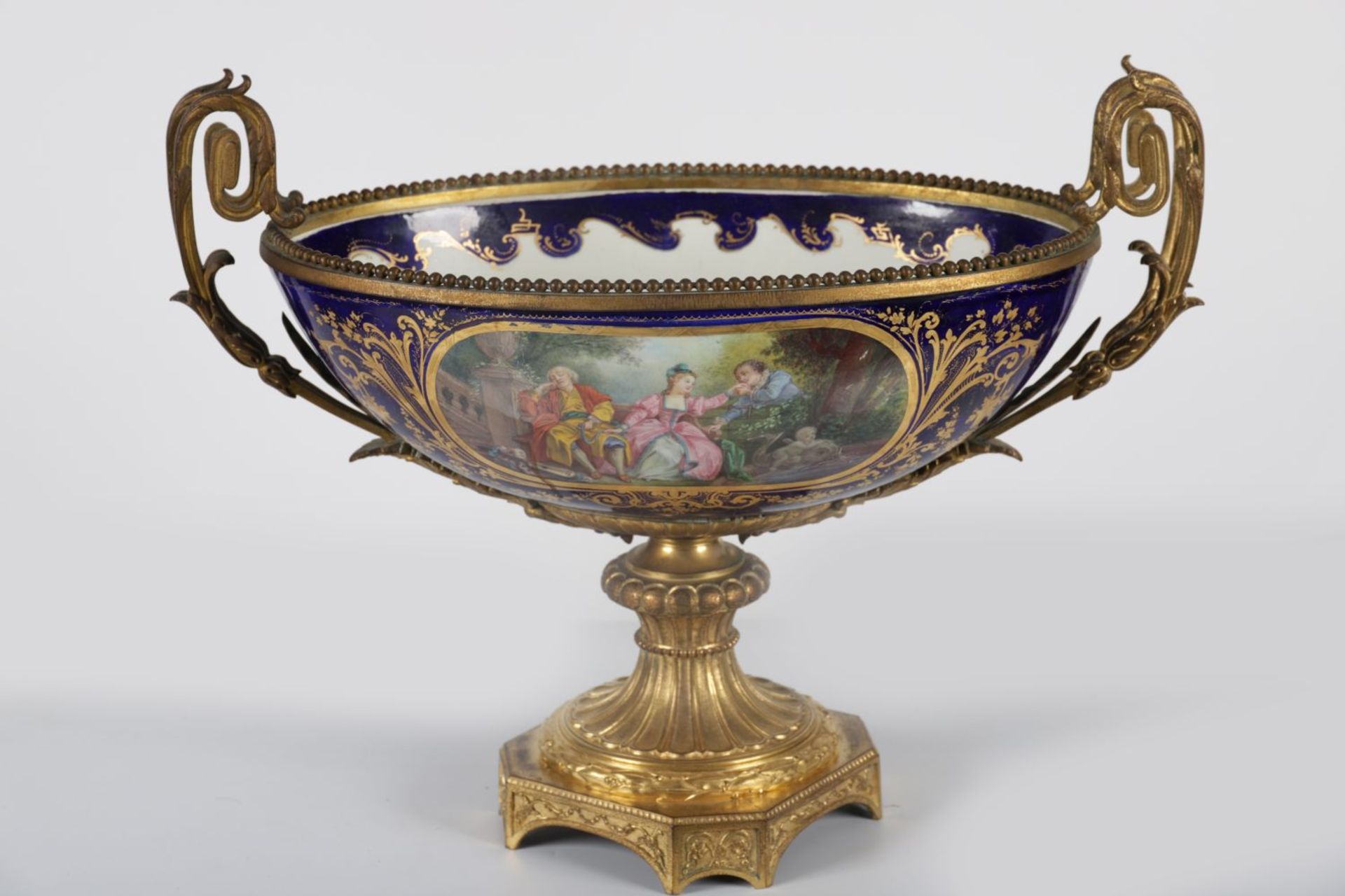 LARGE 19TH-CENTURY SEVRES & ORMOLU CENTREPIECE