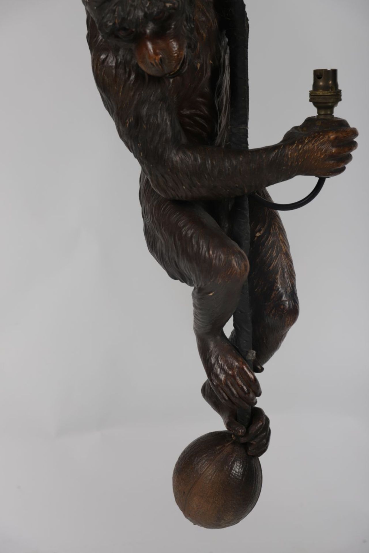 19TH-CENTURY TERRACOTTA MONKEY - Image 3 of 3