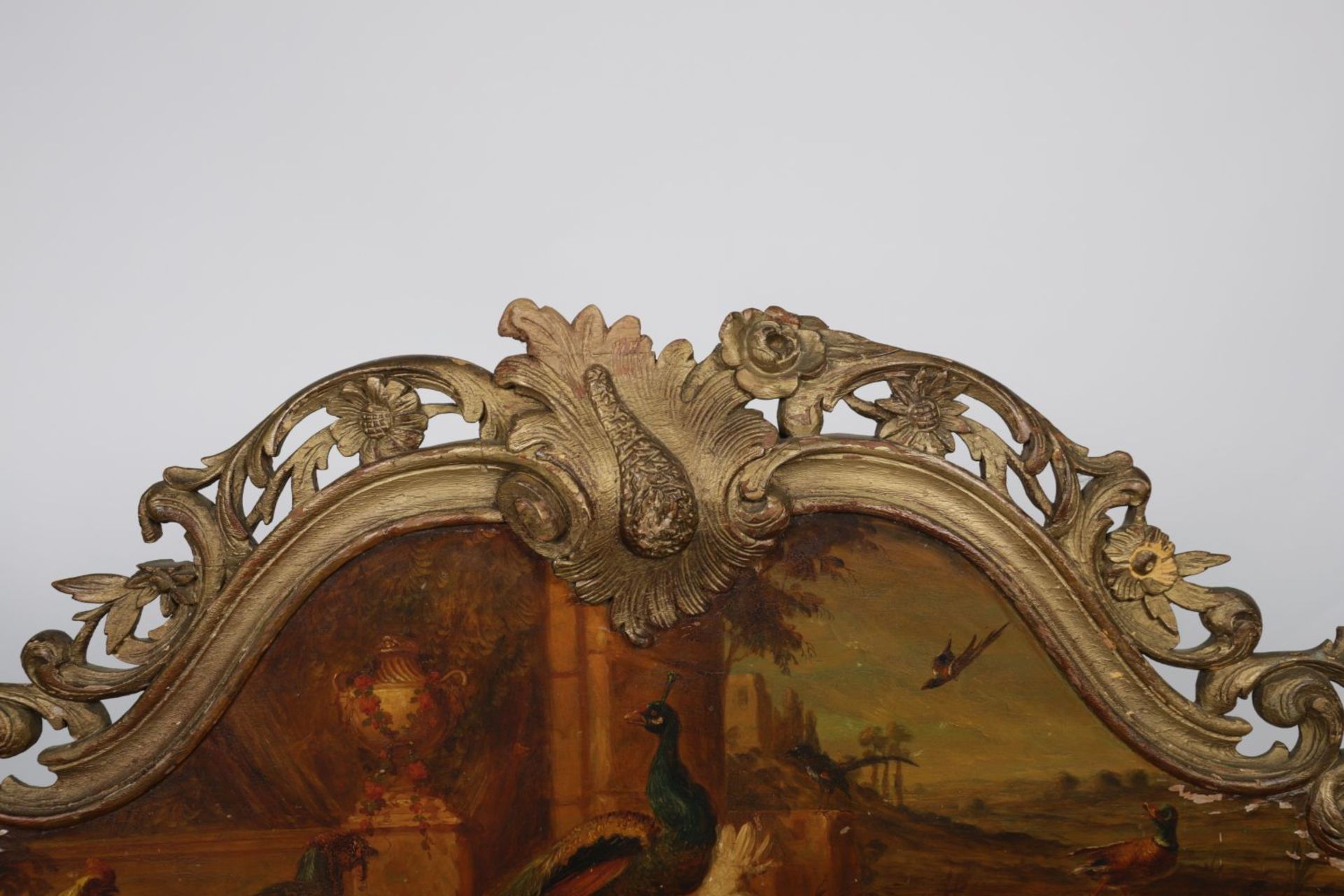 19TH-CENTURY CARVED GILTWOOD BENCH - Image 2 of 4