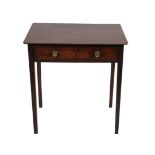 SMALL GEORGE III MAHOGANY SIDE TABLE