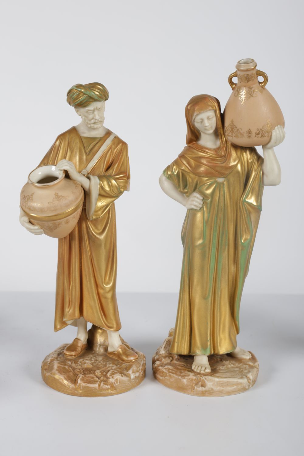 PAIR 19TH-CENTURY ROYAL WORCESTER FIGURES