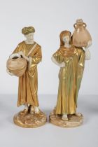PAIR 19TH-CENTURY ROYAL WORCESTER FIGURES