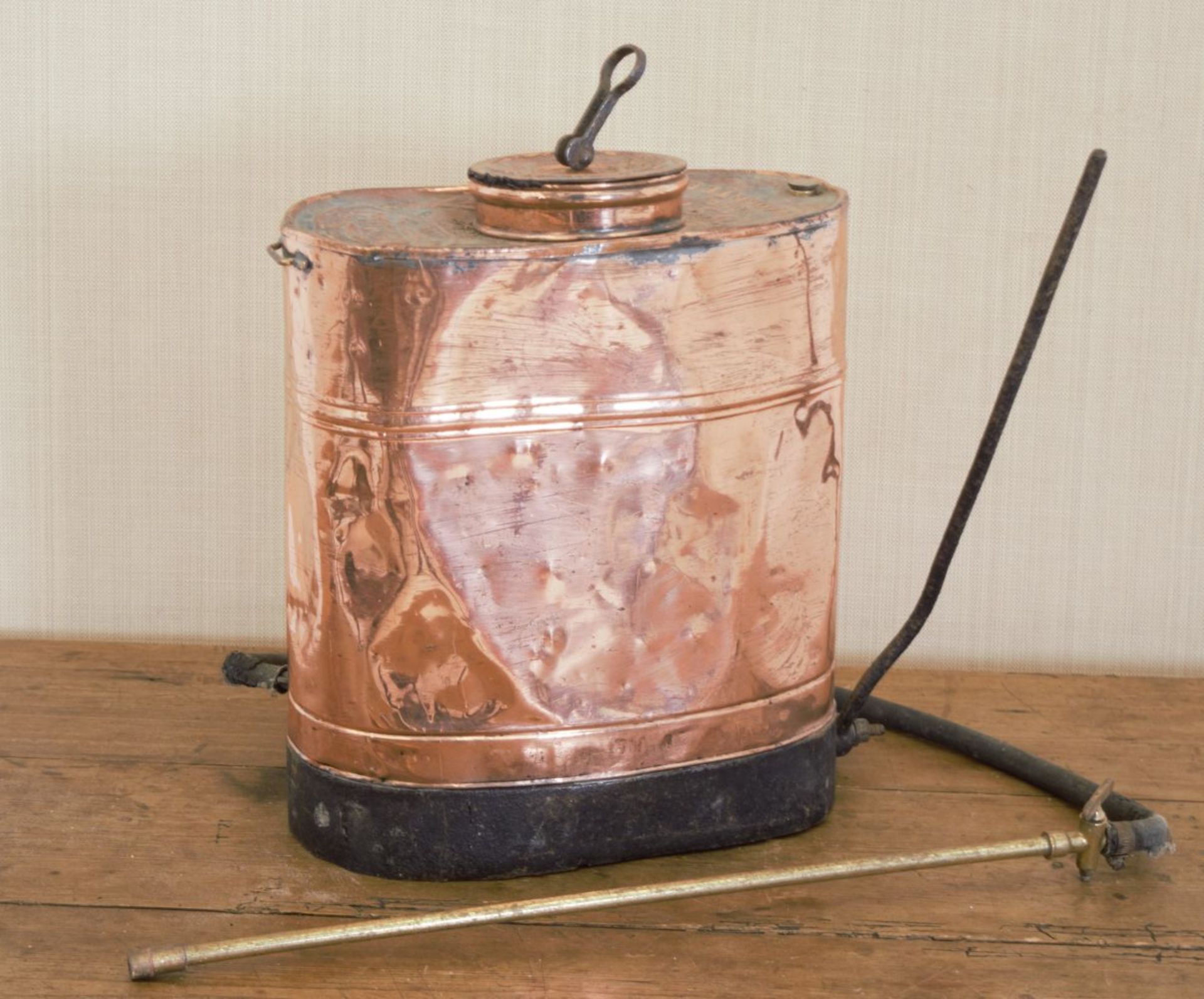 EARLY COPPER & BRASS BACKSACK SPRAYER