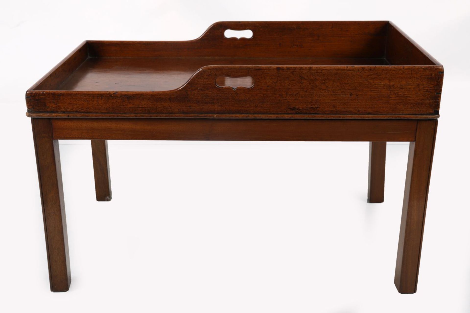 GEORGE III MAHOGANY BUTLER'S TRAY