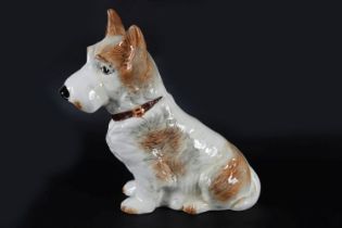 VICTORIAN POTTERY TERRIER