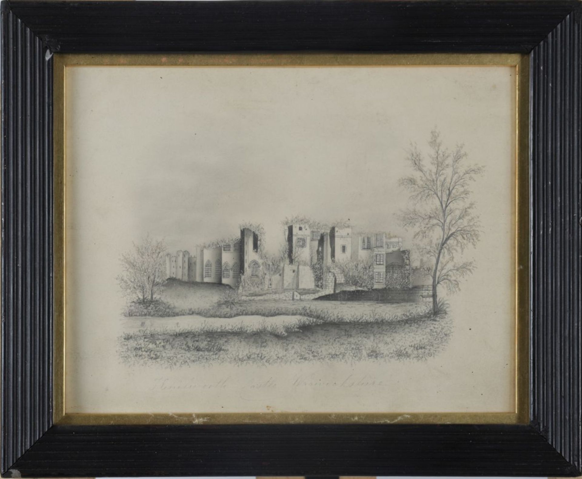 19TH-CENTURY PENCIL SKETCH - Image 2 of 3