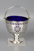 LONDON SILVER VASE-SHAPED BASKET