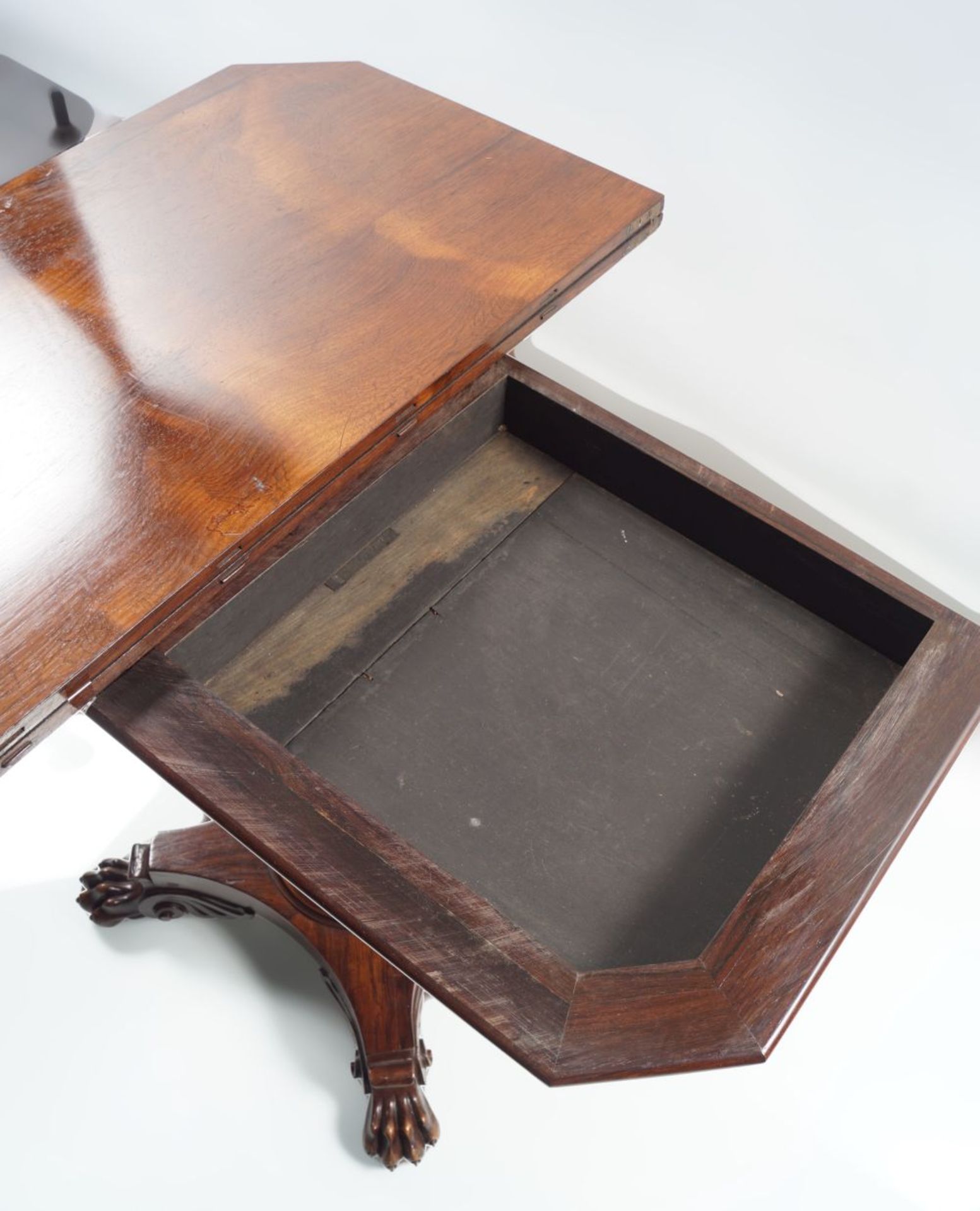 WILLIAM IV ROSEWOOD GAMES TABLE - Image 3 of 4