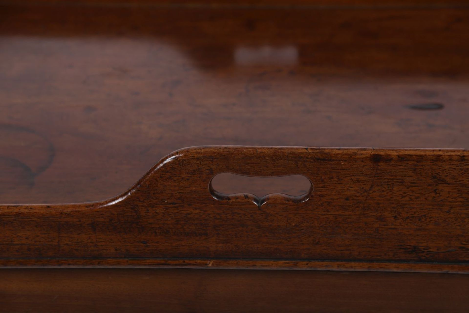 GEORGE III MAHOGANY BUTLER'S TRAY - Bild 2 aus 3