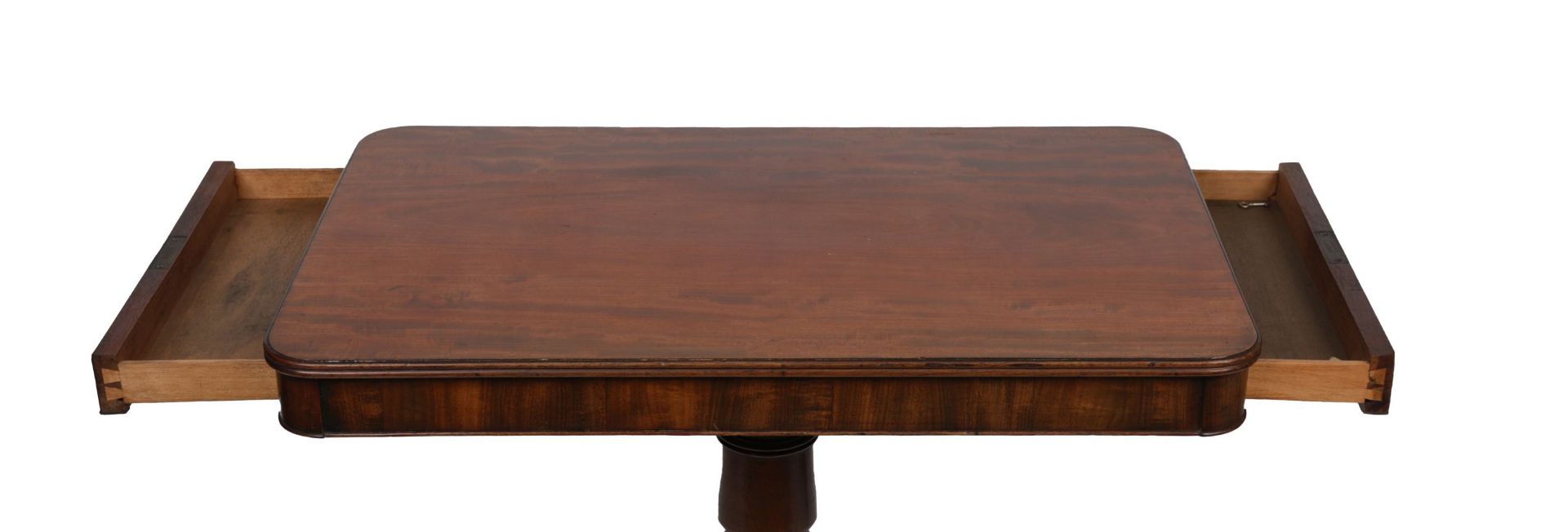 REGENCY MAHOGANY LIBRARY TABLE - Image 2 of 2