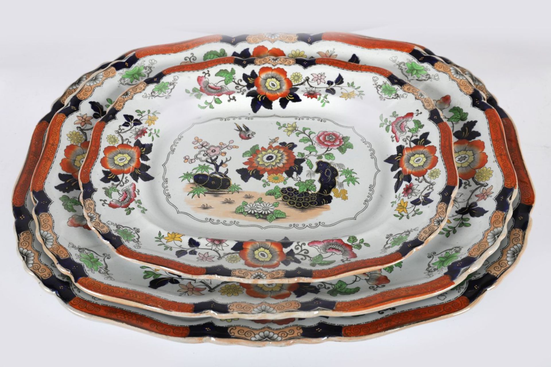 SET OF 19TH-CENTURY IRONSTONE MEAT PLATTERS