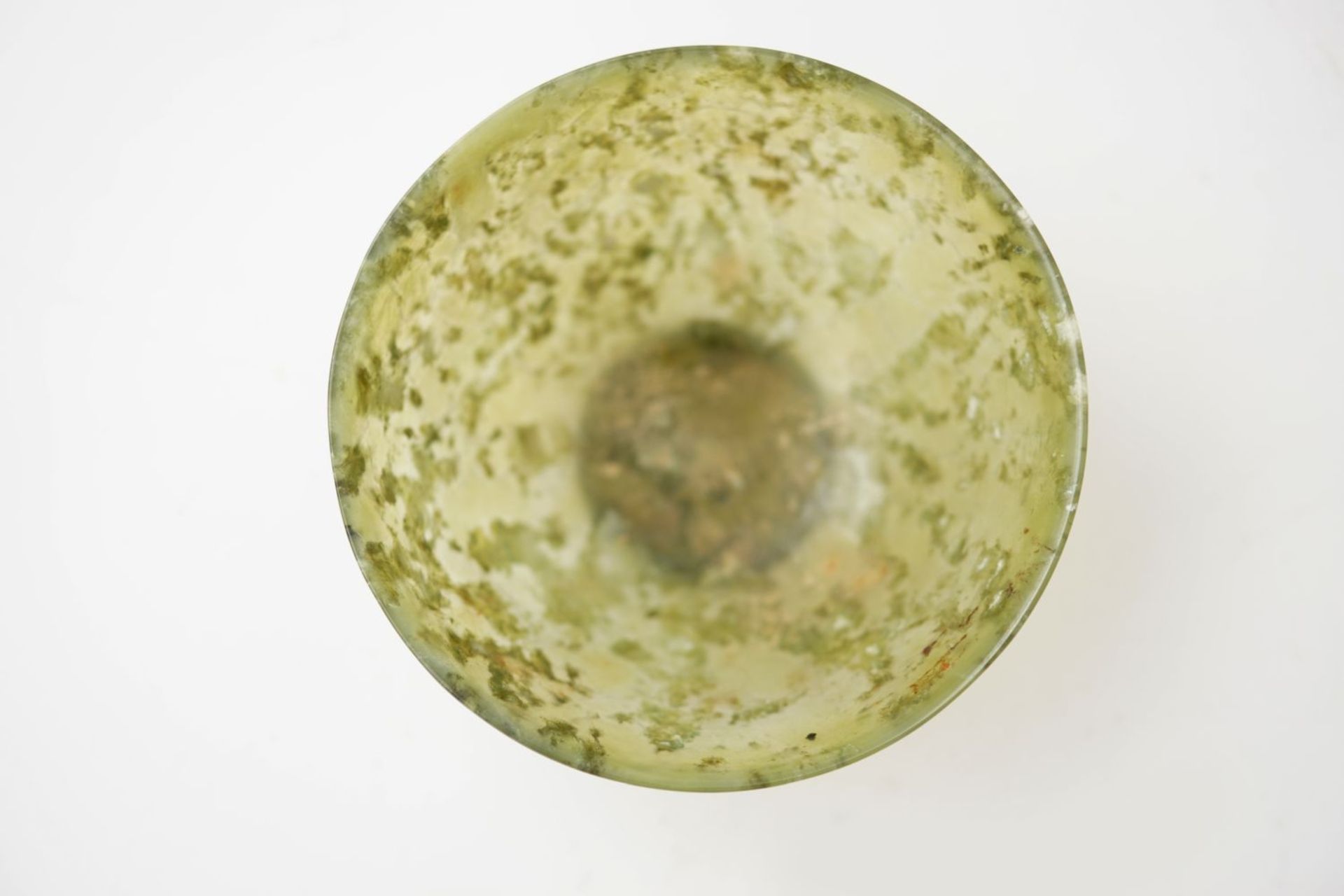 CHINESE QING SPINACH JADE BOWL - Image 4 of 4