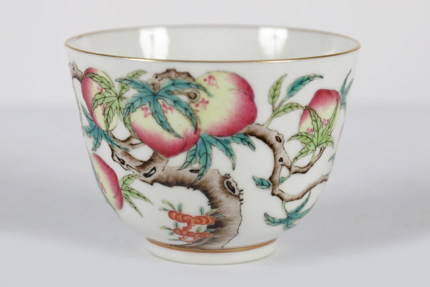 CHINESE GUANGXU PEACH BOWL