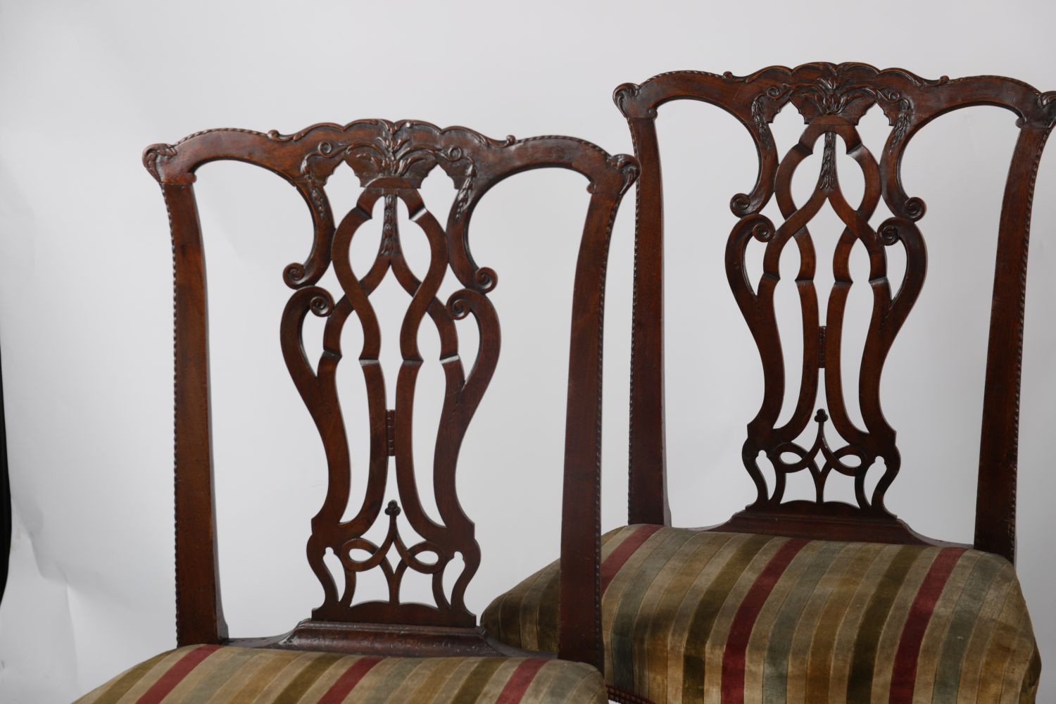 SET 4 18TH-CENTURY CHIPPENDALE CHAIRS - Image 2 of 3