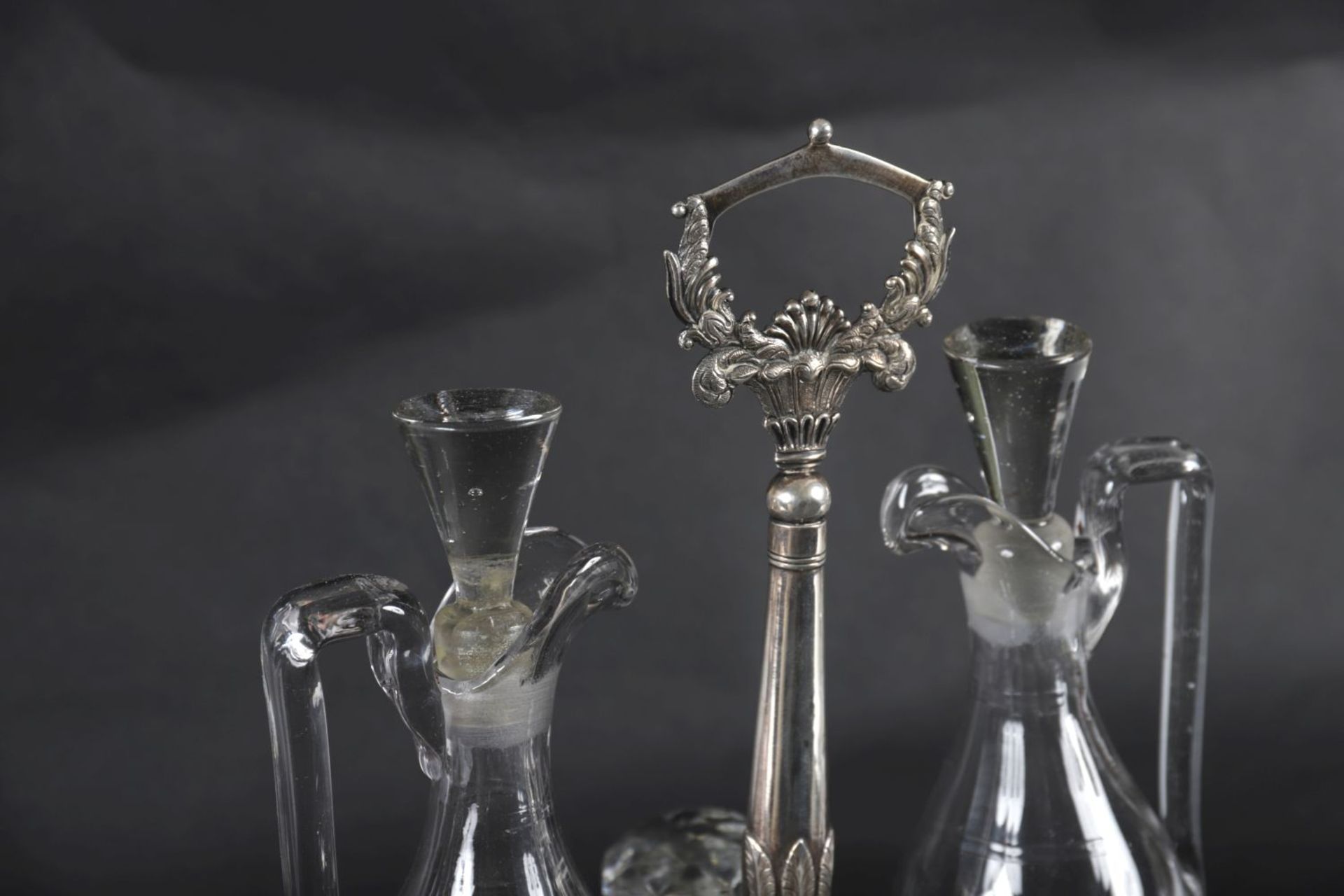 NAPOLEON III SILVER DECANTER STAND - Image 2 of 3