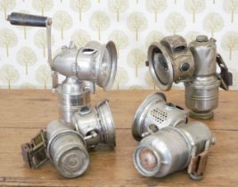 COLLECTION OF 4 CARBIDE LAMPS
