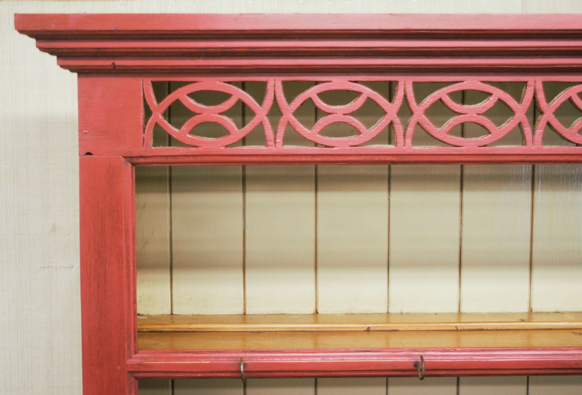 PAINTED PINE KITCHEN DRESSER - Image 3 of 4