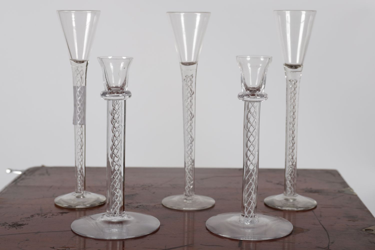 GROUP OF 5 LIQUEUR GLASSES