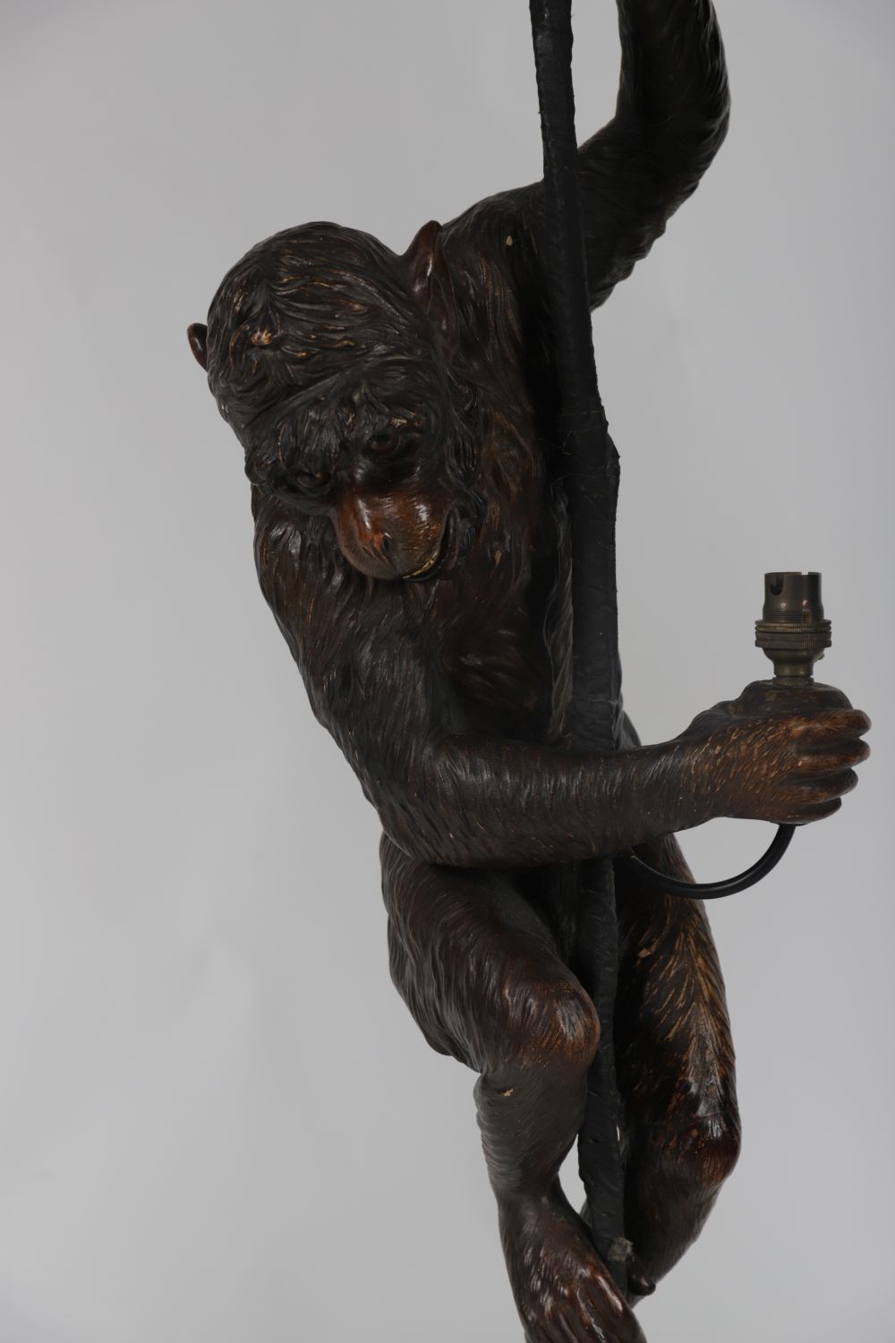 19TH-CENTURY TERRACOTTA MONKEY - Image 2 of 3